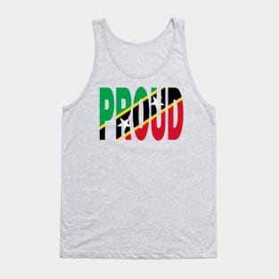 St kitts & Nevis Flag Designed in The Word Proud - Soca Mode Tank Top